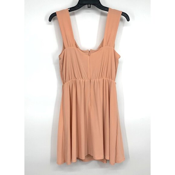 BCBGeneration Dress Pink V Neck Sleeveless Mini Jersey Romantic - Picture 9 of 12